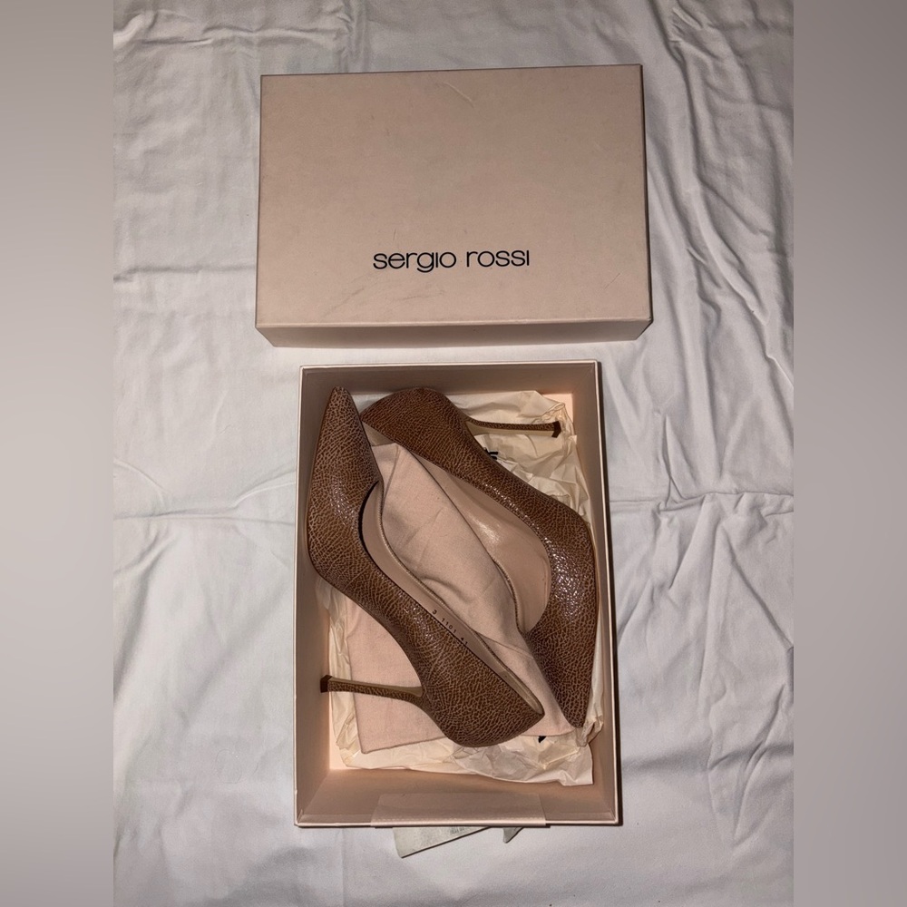 Sergio Rossi Brown Pumps
